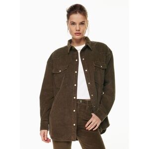 Aritzia Denim Forum The Nina Corduroy Western Shirt
